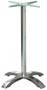 Base de mesa MILAN, alta, 4 brazos, aluminio*