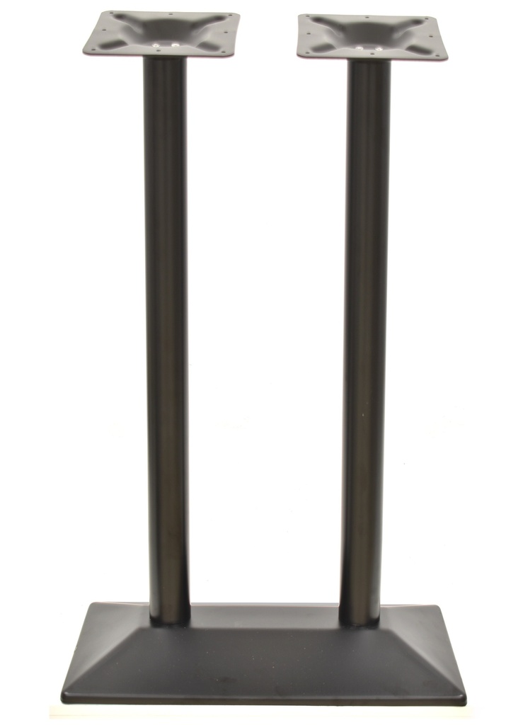 Base de mesa SOHO, alta, rectangular, negra, base de 70 x 40 cms, altura 110 cms