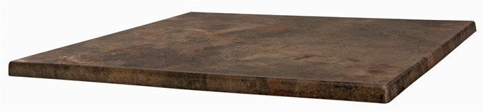 Tablero de mesa Werzalit SM, MARRÓN OXIDO 223, 60 x 60 cms*