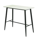 Mesa NITRA, alta, metal, tapa blanca, 120 x 60 cms