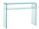 Consola CANADA (SU), cristal curvado, 100 x 33 cms