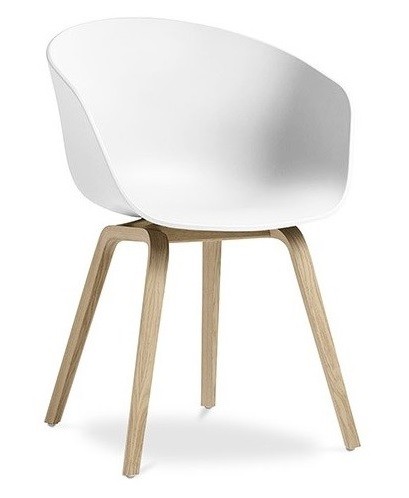 Sillón DANTE NEW (SU), metal, polipropileno blanco