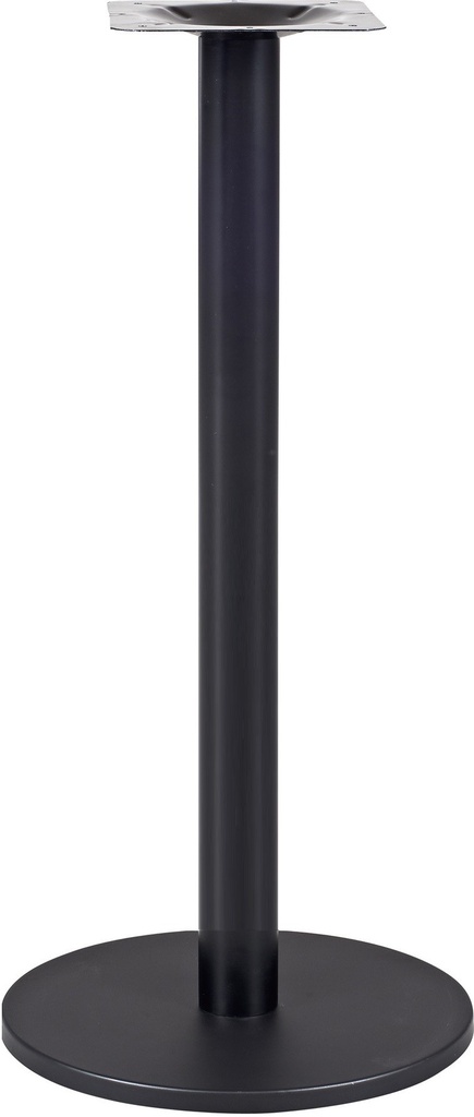 Base de mesa BOHEME, alta, negra, 43 cms de diámetro, altura 110 cms