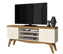Mueble TV LIZ, blanco roto y coral, 160 cms.
