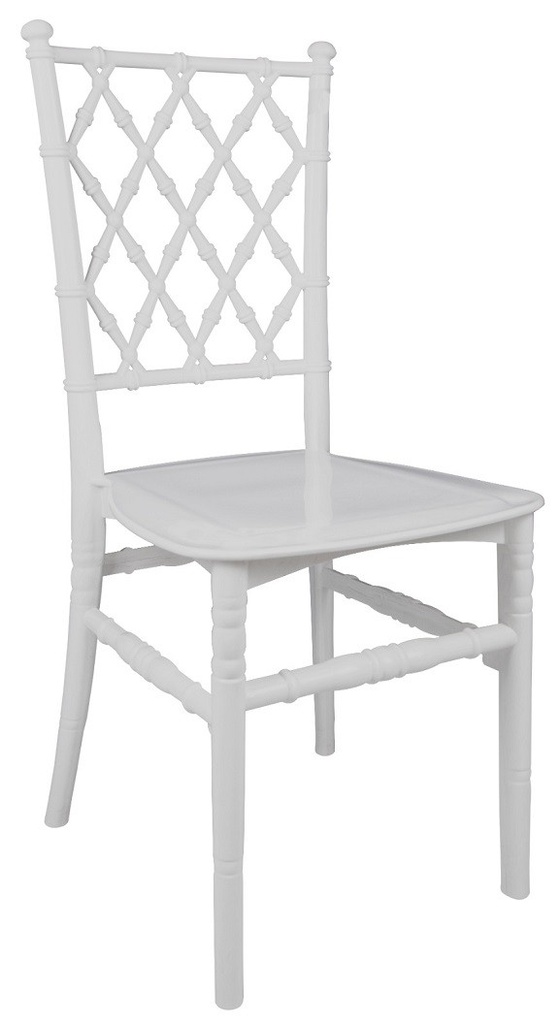 [528.STRENZABL] Silla TRENZA, apilable, polipropileno blanco