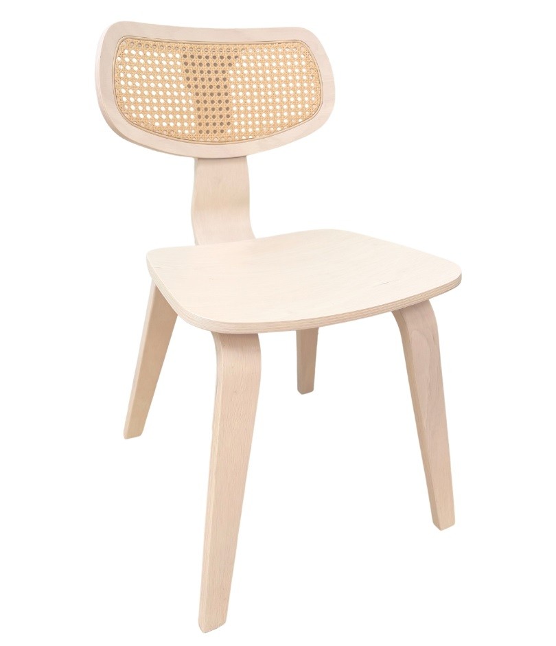 [550.SCORBELWW] Silla CORBEL, contrachapado de madera de hevea, rejilla, acabado natural