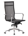 Sillón de oficina ZURICH, alto, malla negra