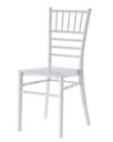 Silla CHIAVARI 28, apilable, polipropileno blanco