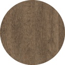 Tablero de mesa Werzalit WER-WOODART, Roble R.Oscuro 4510, 60 cms de diámetro