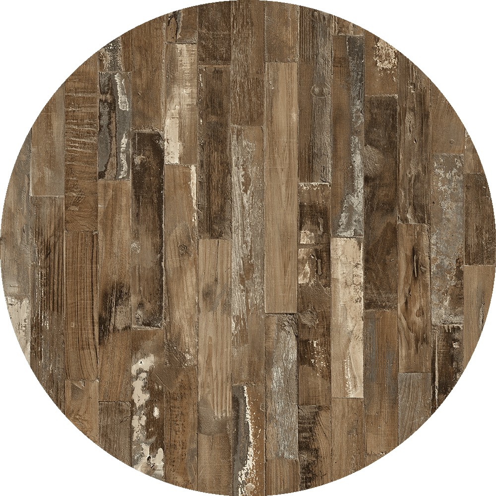 [133.TWWMA70R] Tablero de mesa Werzalit WER-WOODART, Maracaibo 4614, 70 cms de diámetro