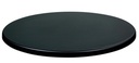 Tablero de mesa Werzalit WER-UNIART, Negro 3190, 60 cms de diámetro