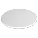 Tablero de mesa Werzalit WER-UNIART, Blanco 3101, 80 cms de diámetro