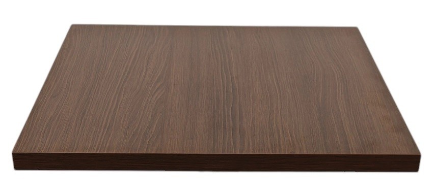 [196.T3WT60C] Tablero de melamina 30 mm, WENGUÉ, 60 x 60 cms