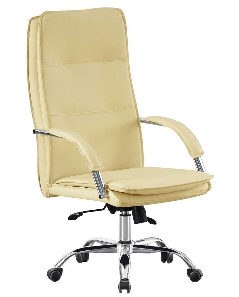 [762.SNEROASCR] Sillón de oficina NEROTH, alto, mecanismo multifunción, similpiel crema