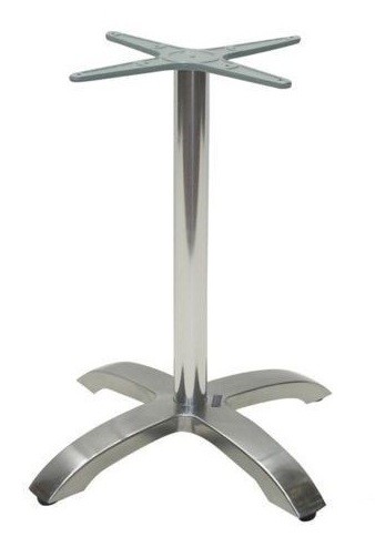 [120.BMILAN4] Base de mesa MILAN, 4 brazos, aluminio*