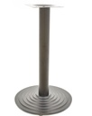 Base de mesa EBRO, negra, 43 cms de diámetro, altura 72 cms ( Ver también 110.BEBRNNE72 )