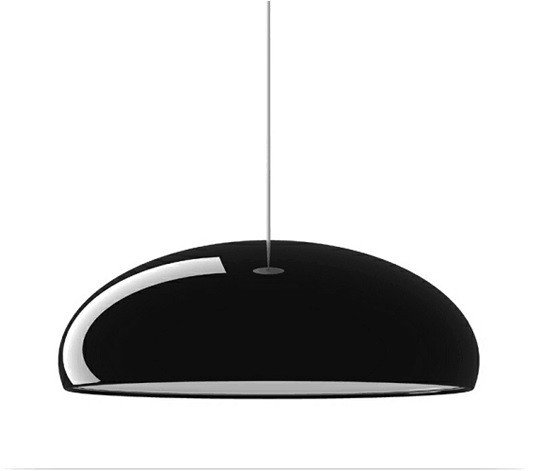 [875.LCMARGONE] Lámpara MARGOT, colgante, aluminio, color negro