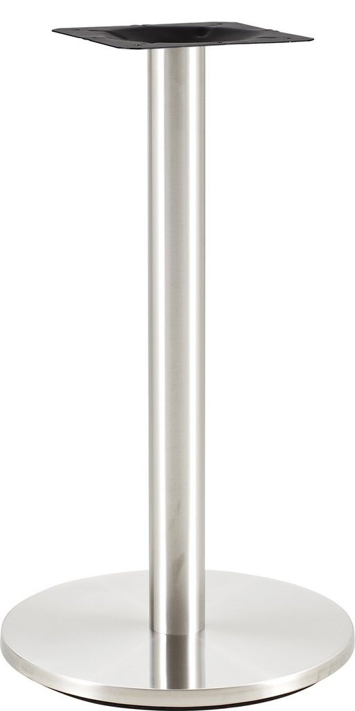 Base de mesa BENAGIL, acero inoxidable, 45 cms de diámetro, altura 72 cms
