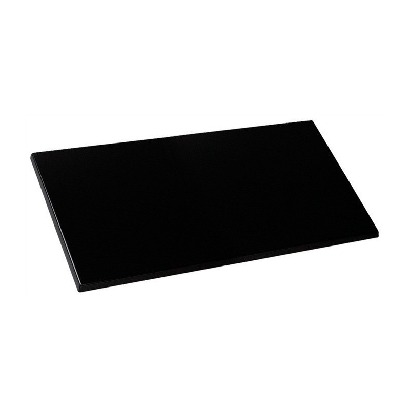 [107.TS55NE120] Tablero de mesa Werzalit-SM, NEGRO 55, 120 x 80 cms*