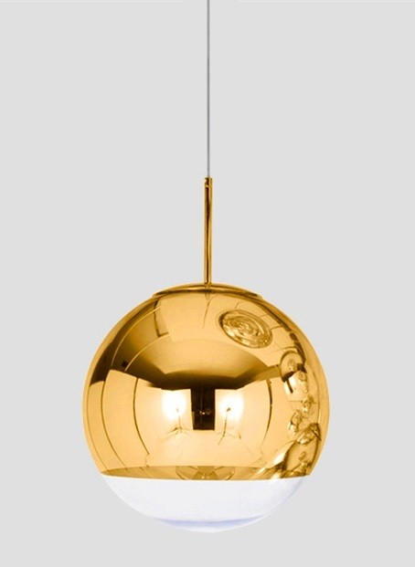 [875.LCKAR30DT] Lámpara KARIM, colgante, cristal, dorado - transparente, 30 cms de diámetro