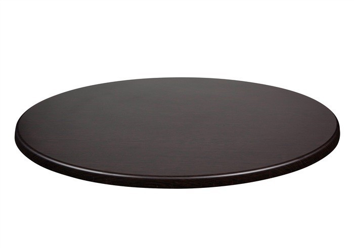 [107.TS103W70R] Tablero de mesa Werzalit-Sm, WENGUÉ 103, 70 cms de diámetro*.