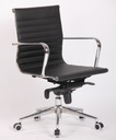 Sillón de oficina JOWY NEW, giratorio, similpiel negra
