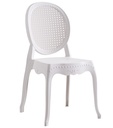 Silla CIBELES, apilable, polipropileno blanco