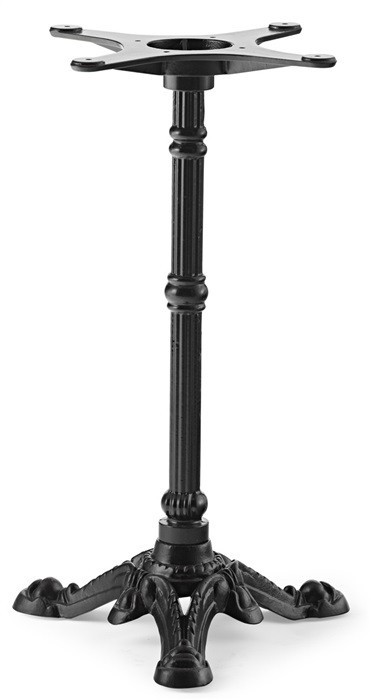 [110.BMBR3N72] Base de mesa BRISTOL NEW, fundición, 3 pies, negra, altura 72 cms