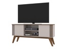 Mueble TV VITTA, blanco roto y matte, 150 cms.