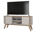 Mueble TV VITTA, blanco roto y cedro, 150 cms.