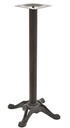 Base de mesa RÓDANO, alta, fundición, negra, base de 58 x 58 cms, altura 115 cms