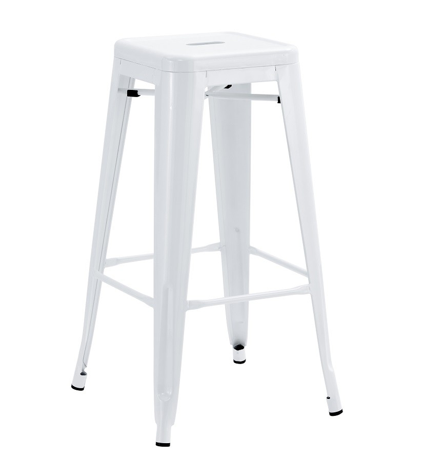 [443.TTOEKLIBL] Taburete TOL EK LIMITED, acero, blanco