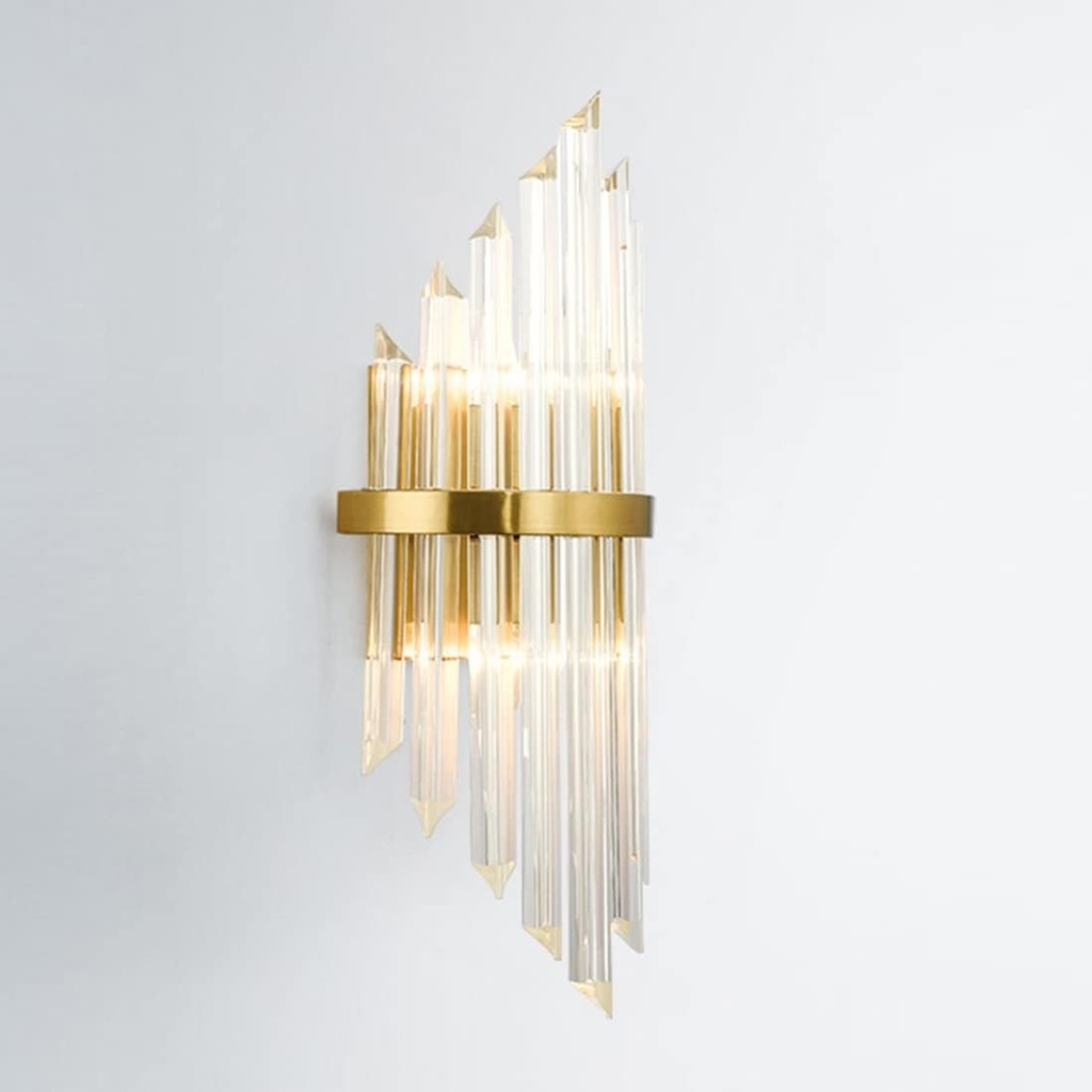 [875.APPALACE] Aplique PALACE, metal dorado, cristal