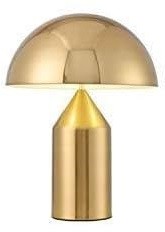 [875.LMMAC37DO] Lámpara MACAO H37, sobremesa, metal, dorada