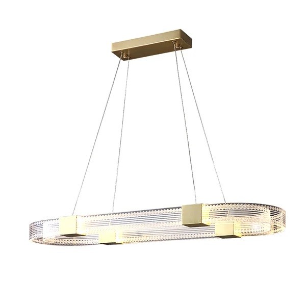 [875.LCTISSA] Lámpara TISSA, colgante, metal, dorada, acrílica, led