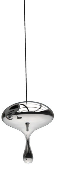 [875.LCHEH305] Lámpara HERDA H305, colgante, metal, cristal plateado