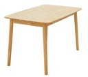 Mesa TRANSILVANIA, madera natural, 120 x 75 cms