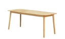 Mesa TRANSILVANIA, madera natural, 180 x 75 cms