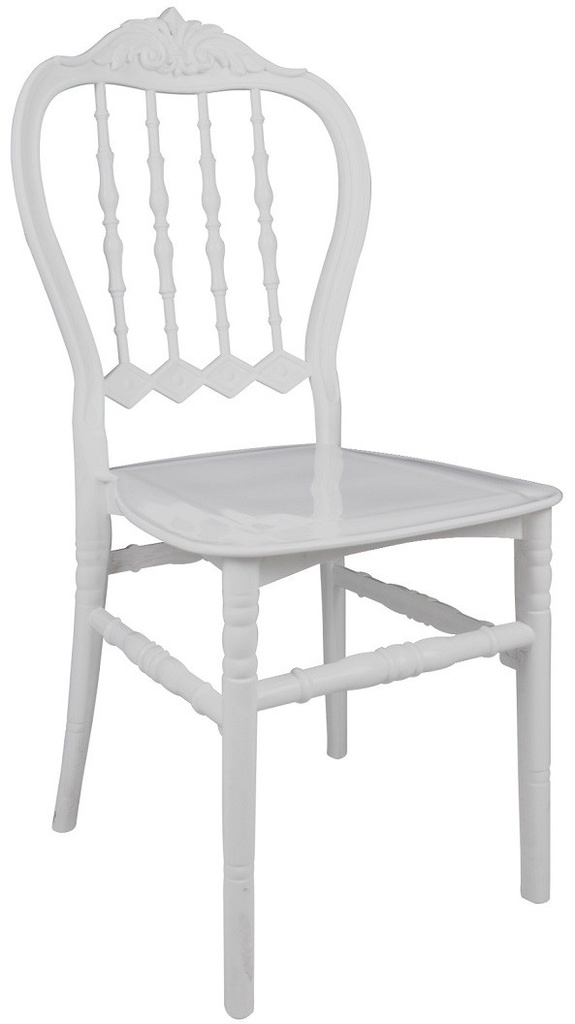 Silla LIRA, apilable, polipropileno blanco