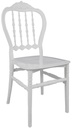 Silla LIRA, apilable, polipropileno blanco
