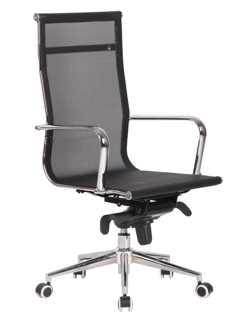 [794.SDZURIMNE] Sillón de oficina ZURICH, alto, malla negra