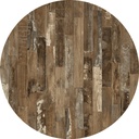 Tablero de mesa Werzalit WER-WOODART, Maracaibo 4614, 70 cms de diámetro