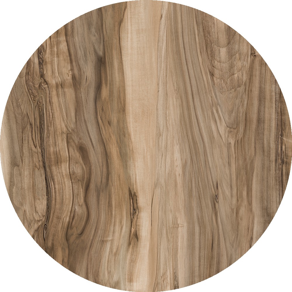 [133.TWWIS70R] Tablero de mesa Werzalit WER-WOODART, Indian Shesman 4525, 70 cms de diámetro