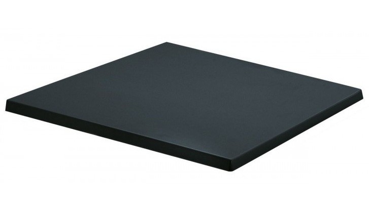 [133.TWUNE70C] Tablero de mesa Werzalit WER-UNIART, Negro 3190, 70x70 cms