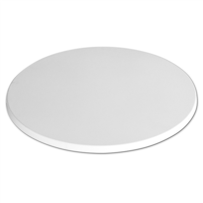 [133.TWUBL80R] Tablero de mesa Werzalit WER-UNIART, Blanco 3101, 80 cms de diámetro