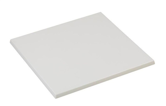 [133.TWUBL80C] Tablero de mesa Werzalit WER-UNIART, Blanco 3101, 80x80 cms