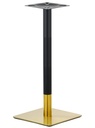 Base de mesa VERSALLES NEW 110 CUDO, alta, dorada y negra, 45 x 45 cms, altura 110 cms