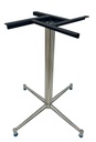 Base de mesa PAUDY, acero inoxidable, base de 63 x 63 cms, altura 72 cms