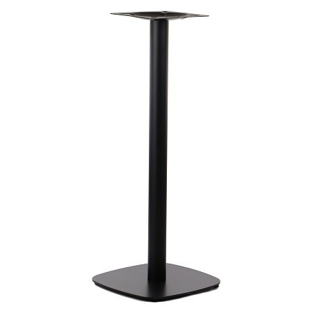 [110.BAMANE110] Base de mesa MAUTES 110, alta, negra, base de 45 x 45 cms, altura 110 cms