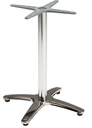 Base de mesa ROMA NEW, 4 brazos, inoxidable y aluminio